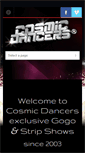 Mobile Screenshot of cosmic-dancers.de